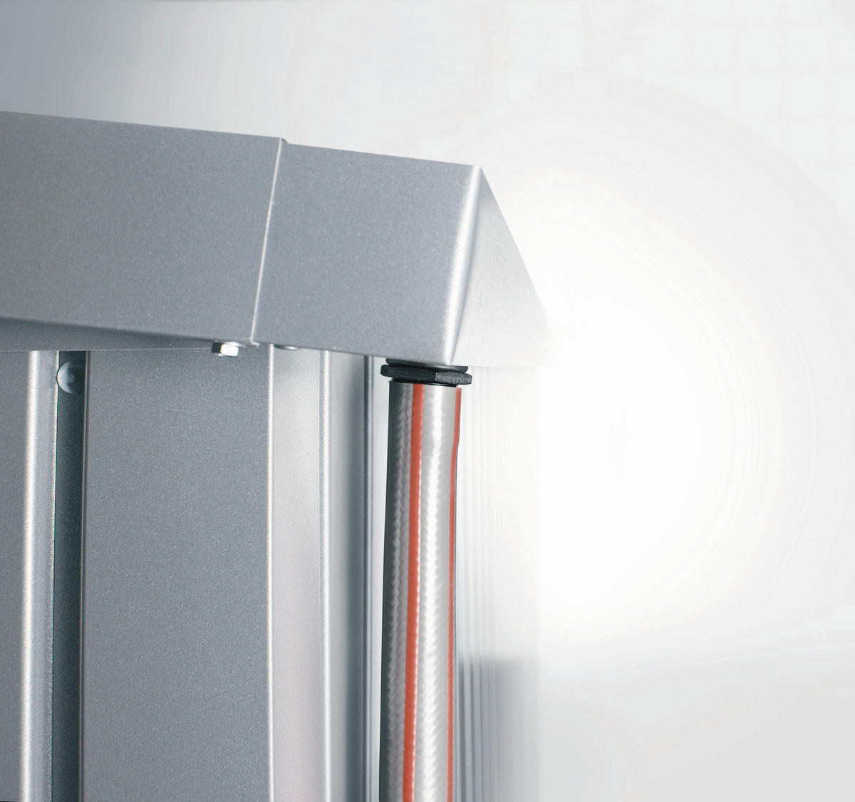 GERÄTEHAUS 180/218/260 cm  - Silberfarben, Design, Metall (180/218/260cm) - Biohort