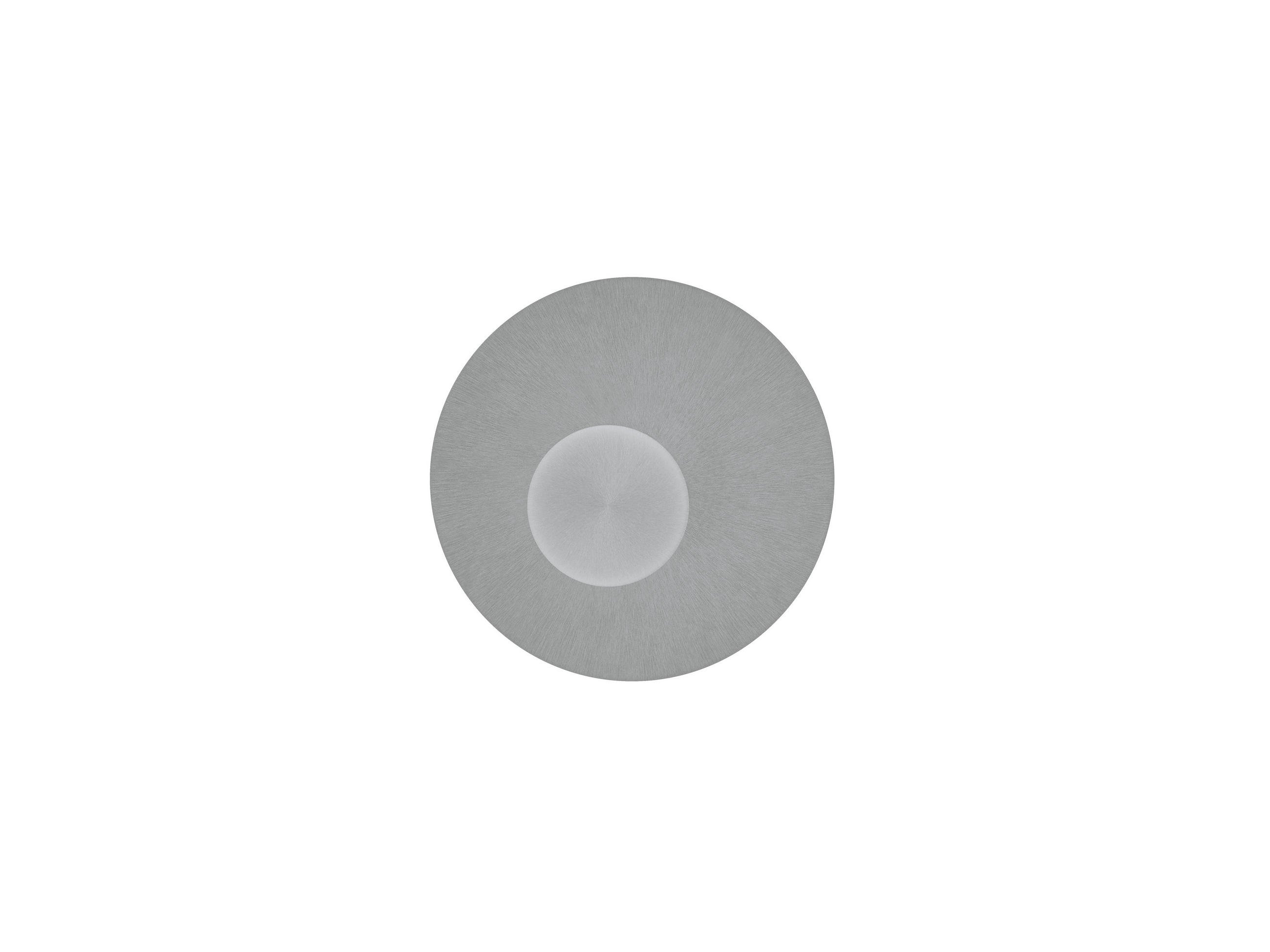 LED-DECKENLEUCHTE STELLA 45/4 cm   - Alufarben, MODERN, Metall (45/4cm) - Hell
