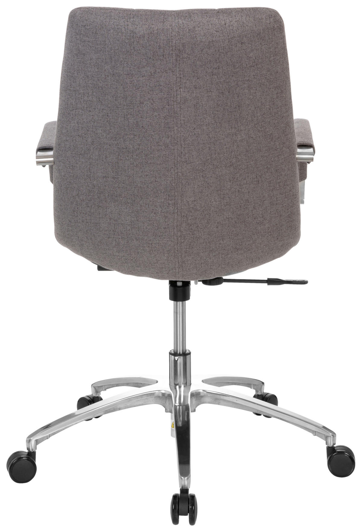 OTOČNÁ ŽIDLE, plochá tkanina, šedá, barvy stříbra - šedá/barvy stříbra, Moderní, kov/textil (58/102/60cm) - MID.YOU