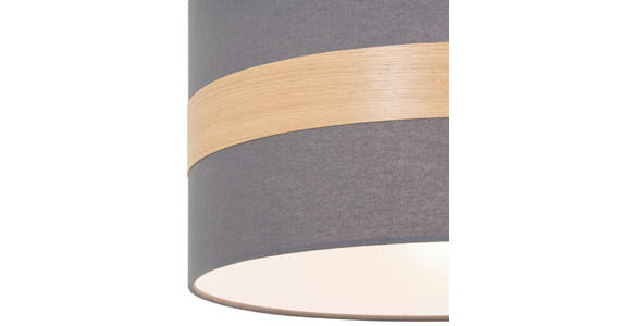 HÄNGELEUCHTE 45/120 cm  - Anthrazit, MODERN, Holz/Kunststoff (45/120cm) - Novel