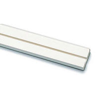 ŠINA ZA ZAVESU bela plastika  - bela, Konvencionalno, plastika (120cm) - Gardinia
