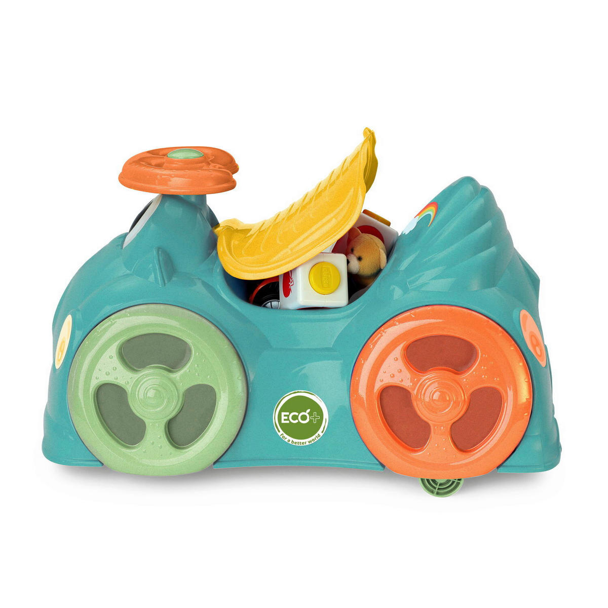 RUTSCHFAHRZEUG All Around Eco +  - Blau/Multicolor, Basics, Kunststoff (58/20/39cm) - Chicco
