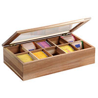 TEEBOX - Akaziefarben, Basics, Holz (36/20/9cm) - Homeware Profession.