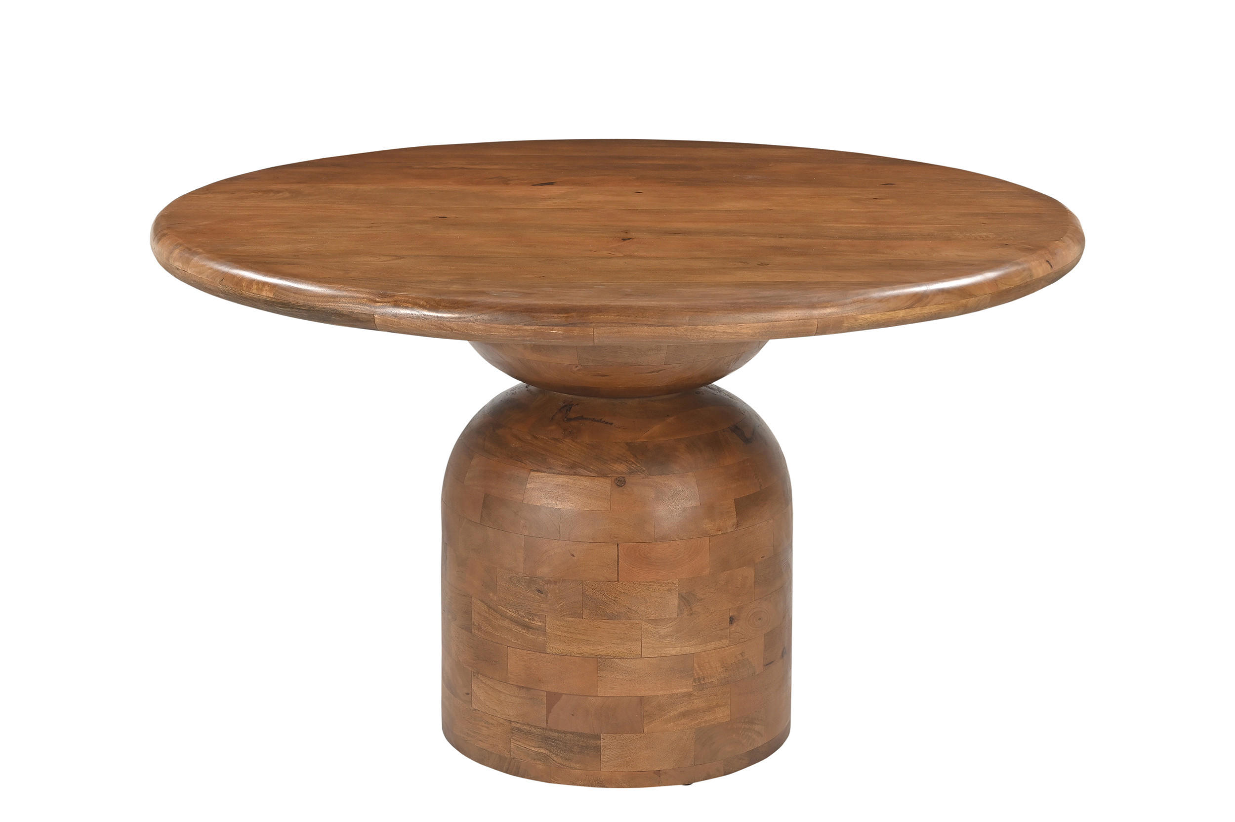 ESSTISCH 130/130/76 cm Echtholz  Holz rund Naturfarben  - Naturfarben, MODERN, Holz (130/130/76cm) - MID.YOU