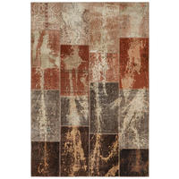 ORIENTALISK MATTA 120/180 cm Splash Brown Mix  - brun, Trend, textil (120/180cm) - Cazaris