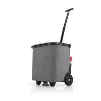KOLICA ZA KUPOVINU   svijetlo plava, tamno plava  - tamno plava/crna, Basics, tekstil/metal (42/47,5/32cm) - Reisenthel
