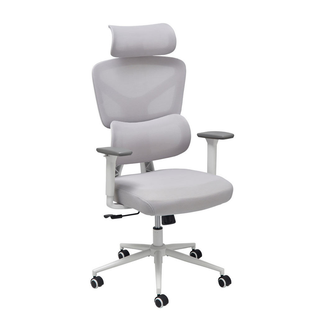 MID.YOU OTOČNÁ ŽIDLE, síťovina, šedá