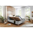 POLSTERBETT 160/200 cm  in Grau  - Eichefarben/Birkefarben, Design, Holz/Textil (160/200cm) - Xora