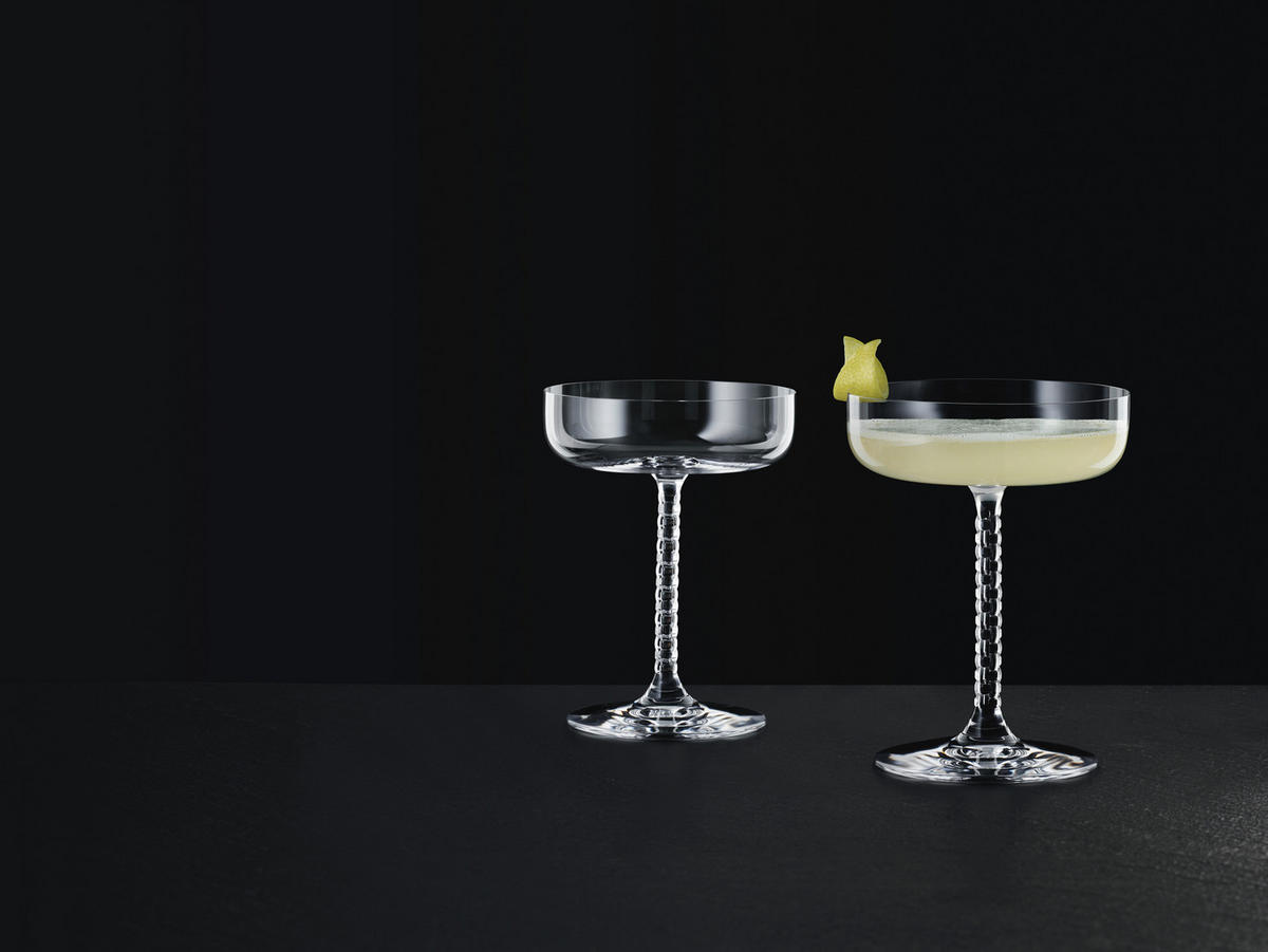 GLÄSERSET Bossa Nova  2-teilig  - Klar, Design, Glas (11,4/15,5/22,8cm) - Nachtmann