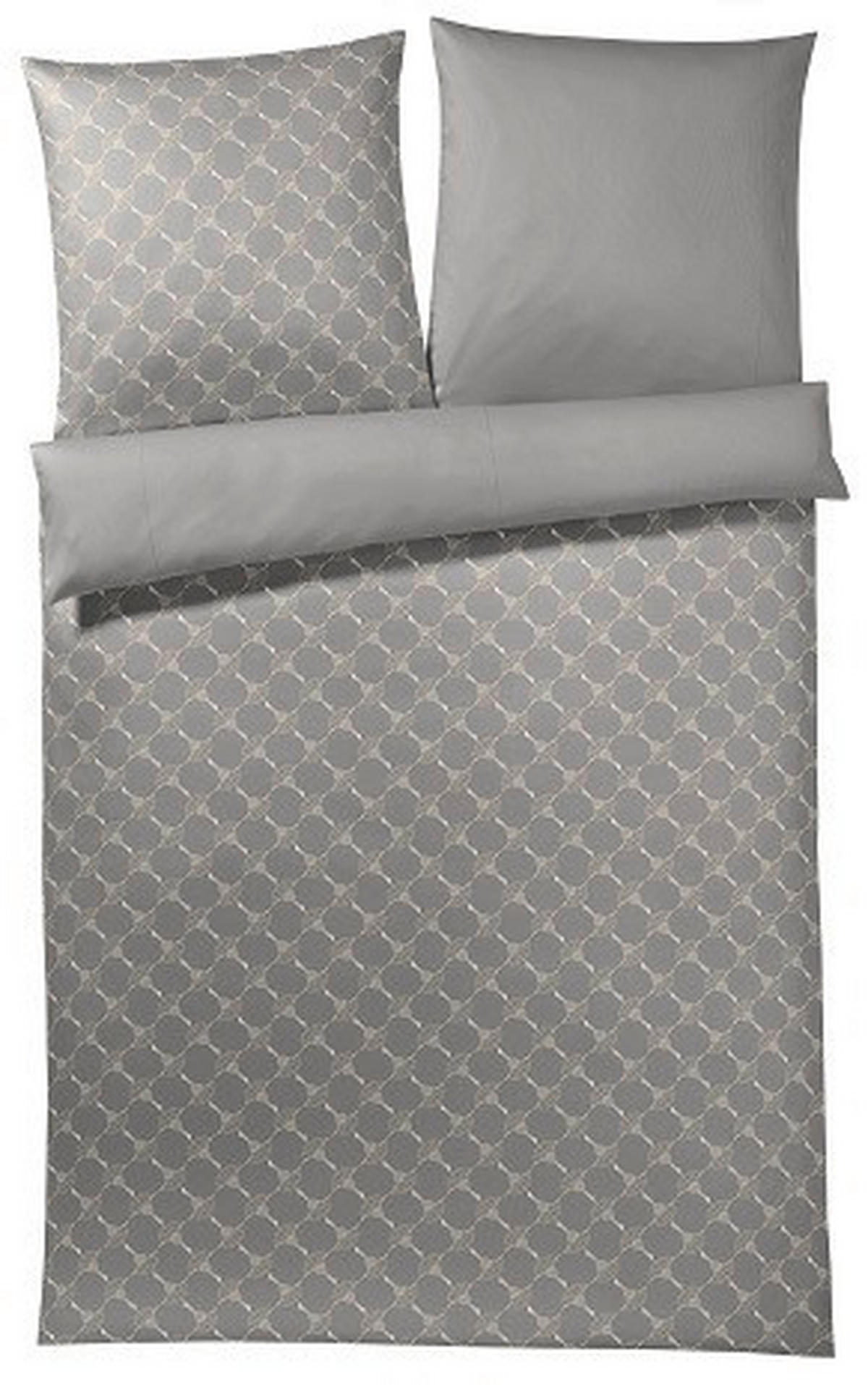 POSTELJINA SA DVA LICA CORNFLOWER GRADIANT 140/200 cm makosaten bež  - bež, Konvencionalno, tekstil/prirodni materijali (140/200cm) - Joop!