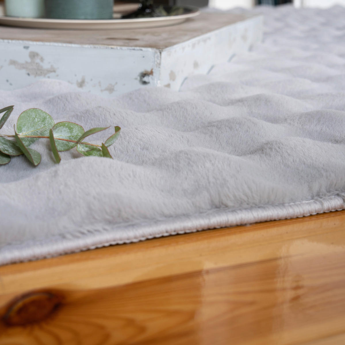 HOCHFLORTEPPICH 200/290 cm My Aspen  - Silberfarben, Konventionell, Textil (200/290cm)