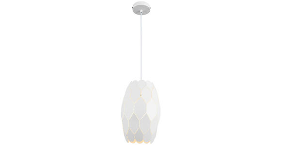 HÄNGELEUCHTE 20/130 cm - Weiß, Trend, Metall (20/130cm) - Novel