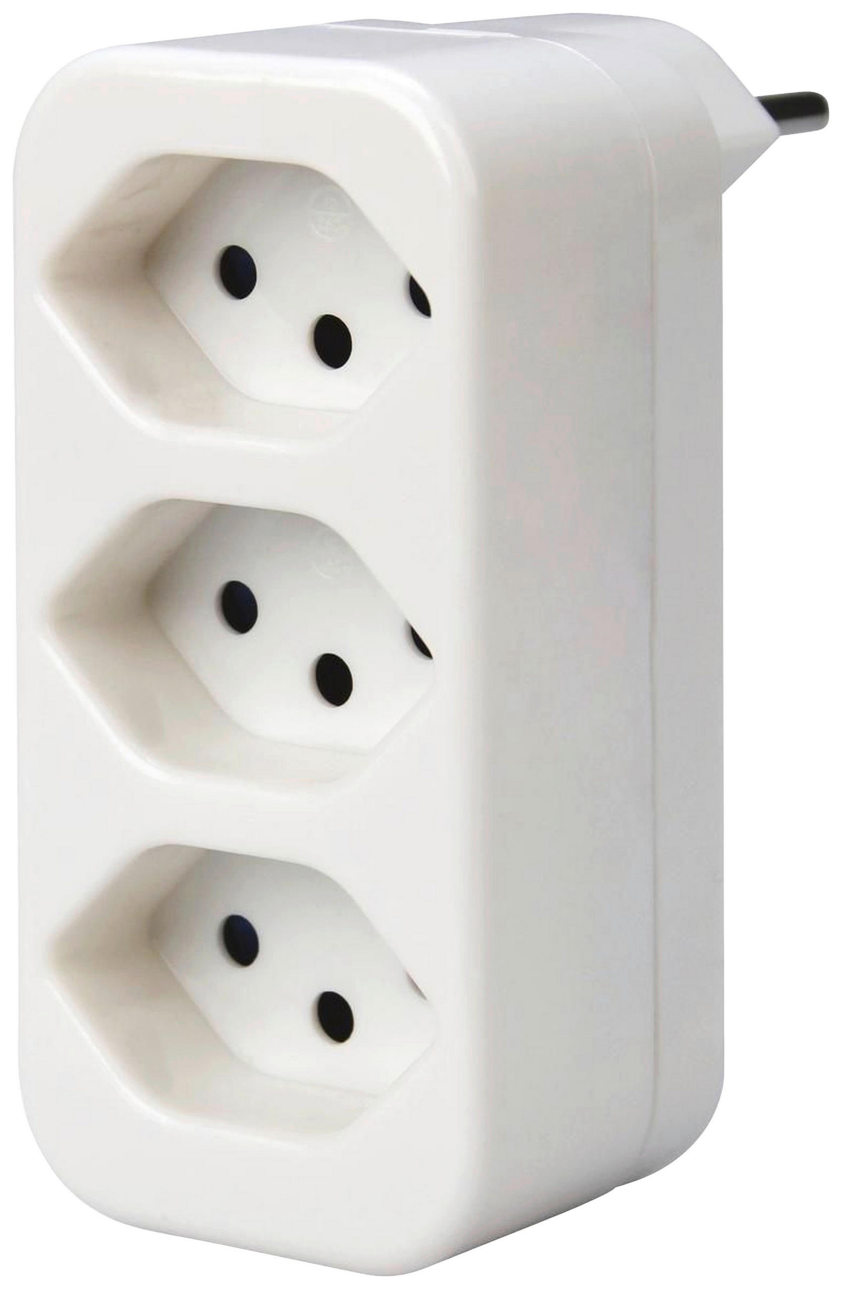 STECKER - Weiss, Basics, Kunststoff/Metall (4.5/9.5/8cm) - Eglo
