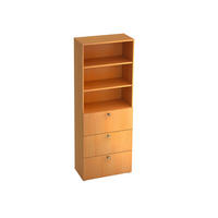 REGALELEMENT  80/215,6/42 cm Buchefarben  - Buchefarben/Alufarben, KONVENTIONELL, Holzwerkstoff/Kunststoff (80/215,6/42cm) - Venda