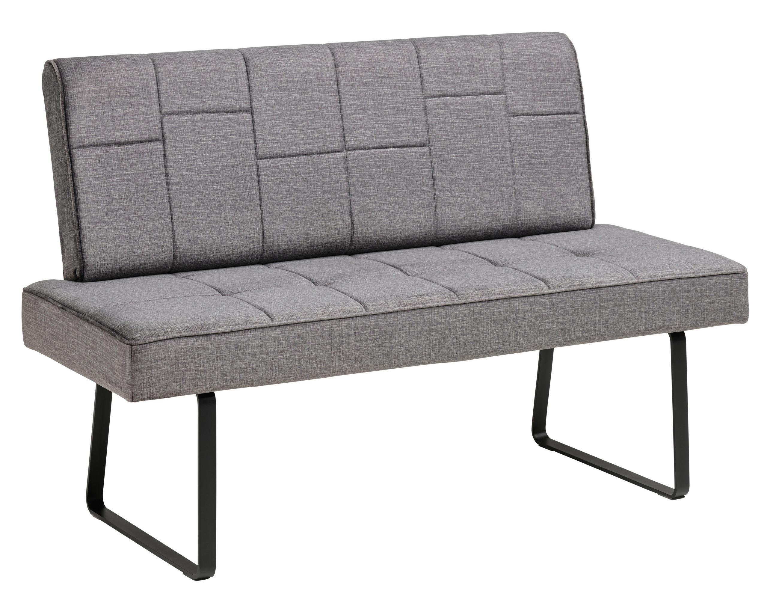 Mid.you Sitzbank Dunkelgrau 140x88x62 cm