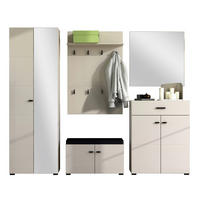 GARDEROBE 6-teilig  in 240/194/35 cm  - Kaschmir, Basics, Holzwerkstoff/Textil (240/194/35cm) - Carryhome