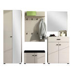 GARDEROBE 6-teilig  in 240/194/35 cm  - Kaschmir, Basics, Holzwerkstoff/Textil (240/194/35cm) - Carryhome