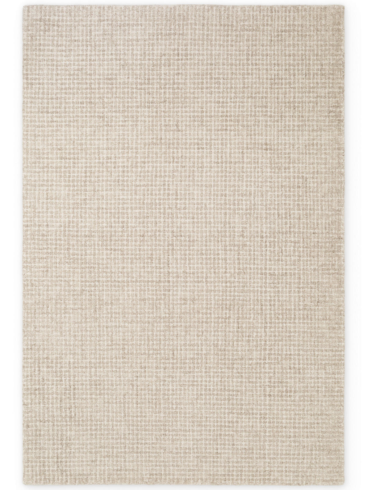 WOLLTEPPICH Wohnzimmer 120/170 cm Eloise Creme, Grau rechteckig  - Creme/Grau, Basics, Textil (120/170cm) - Hanse Home