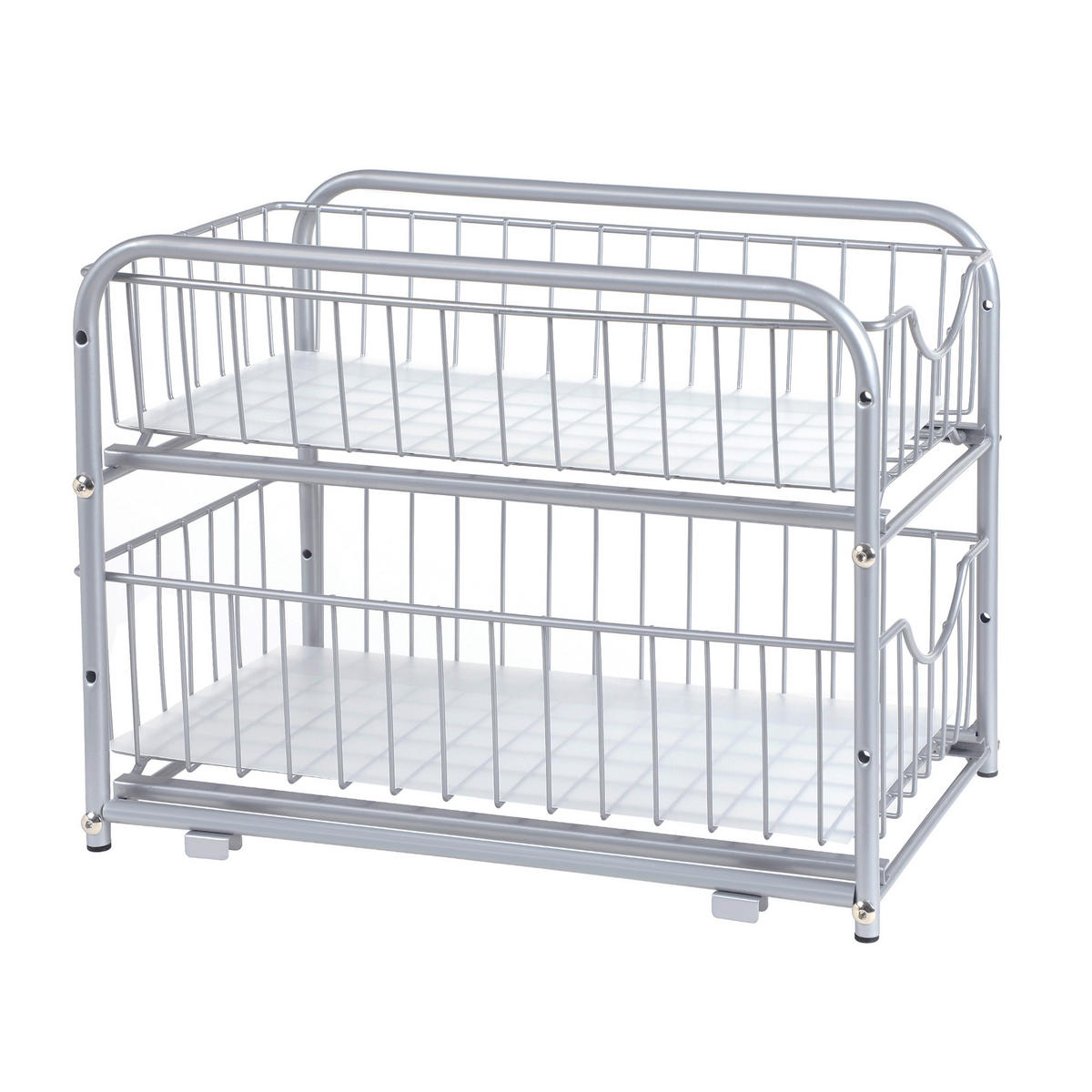 SERVIERWAGEN in Silberfarben  - Silberfarben, Basics, Metall (36,5/31,5/21cm)