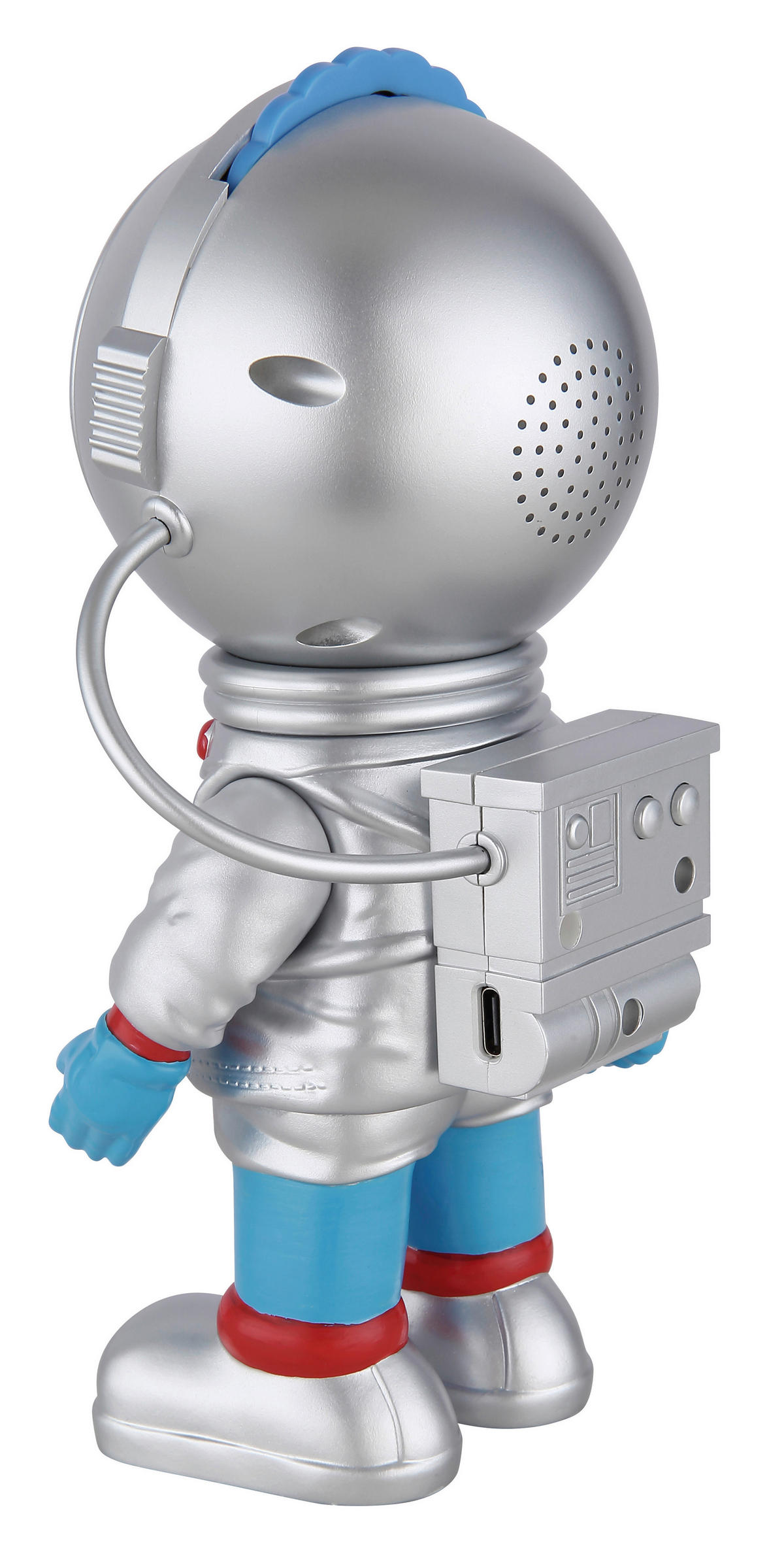 LED-DEKOLEUCHTE 9,5/7/18,5 cm   - Blau/Rot, Trend, Kunststoff (9,5/7/18,5cm) - Globo