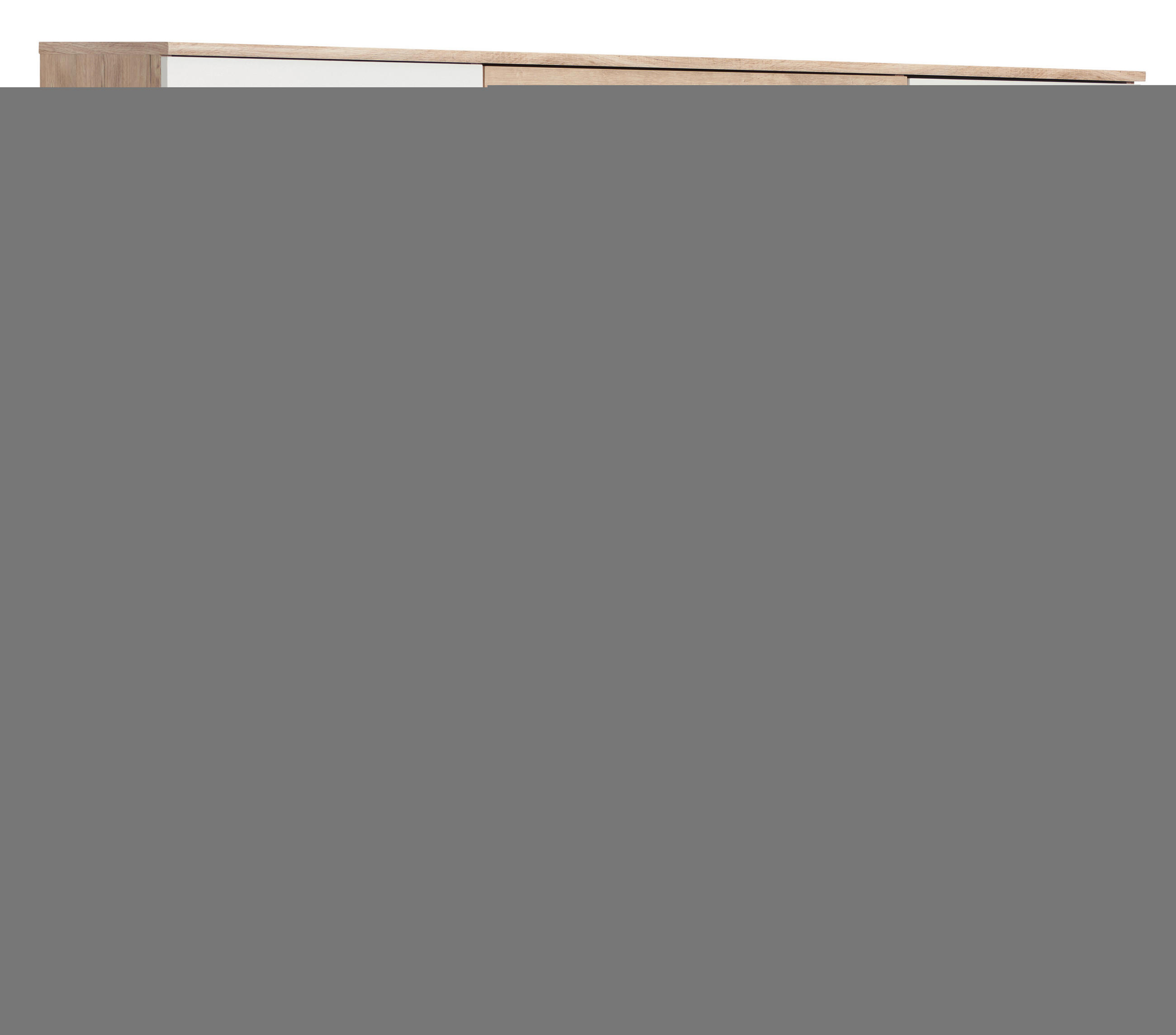 SCHUHSCHRANK 160/120/35 cm  - Eichefarben/Silberfarben, Design, Holzwerkstoff/Kunststoff (160/120/35cm) - Xora