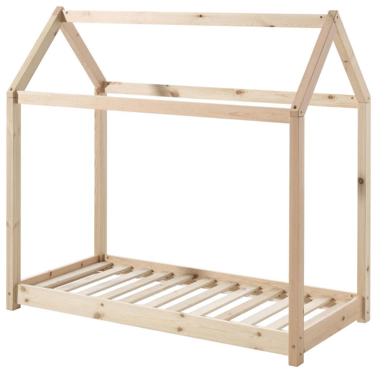 HAUSBETT Rollrost, Matratze 70/140 cm  - Naturfarben, Natur, Holz (70/140cm) - MID.YOU