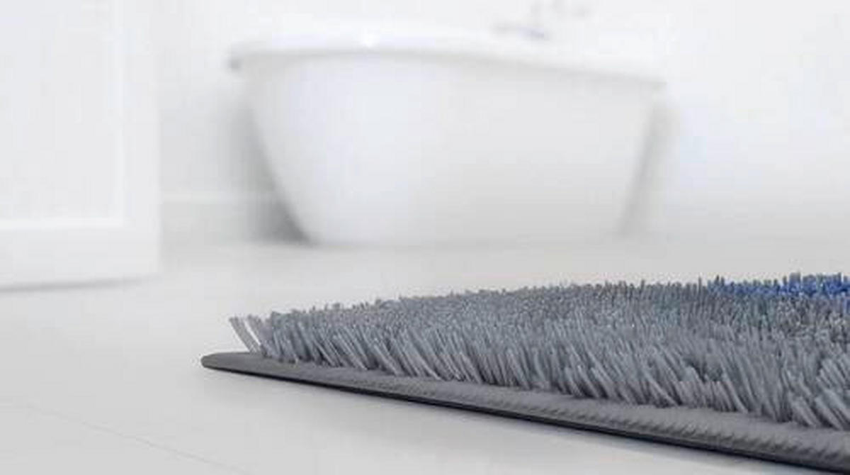 BIDET-VORLEGER Blau 50/60 cm  - Blau, Design, Kunststoff/Textil (50/60cm) - Grund