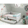 KINDER-/JUNIORBETT 70/140 cm  in Weiß  - Naturfarben/Weiß, MODERN, Holz (70/140cm) - MID.YOU