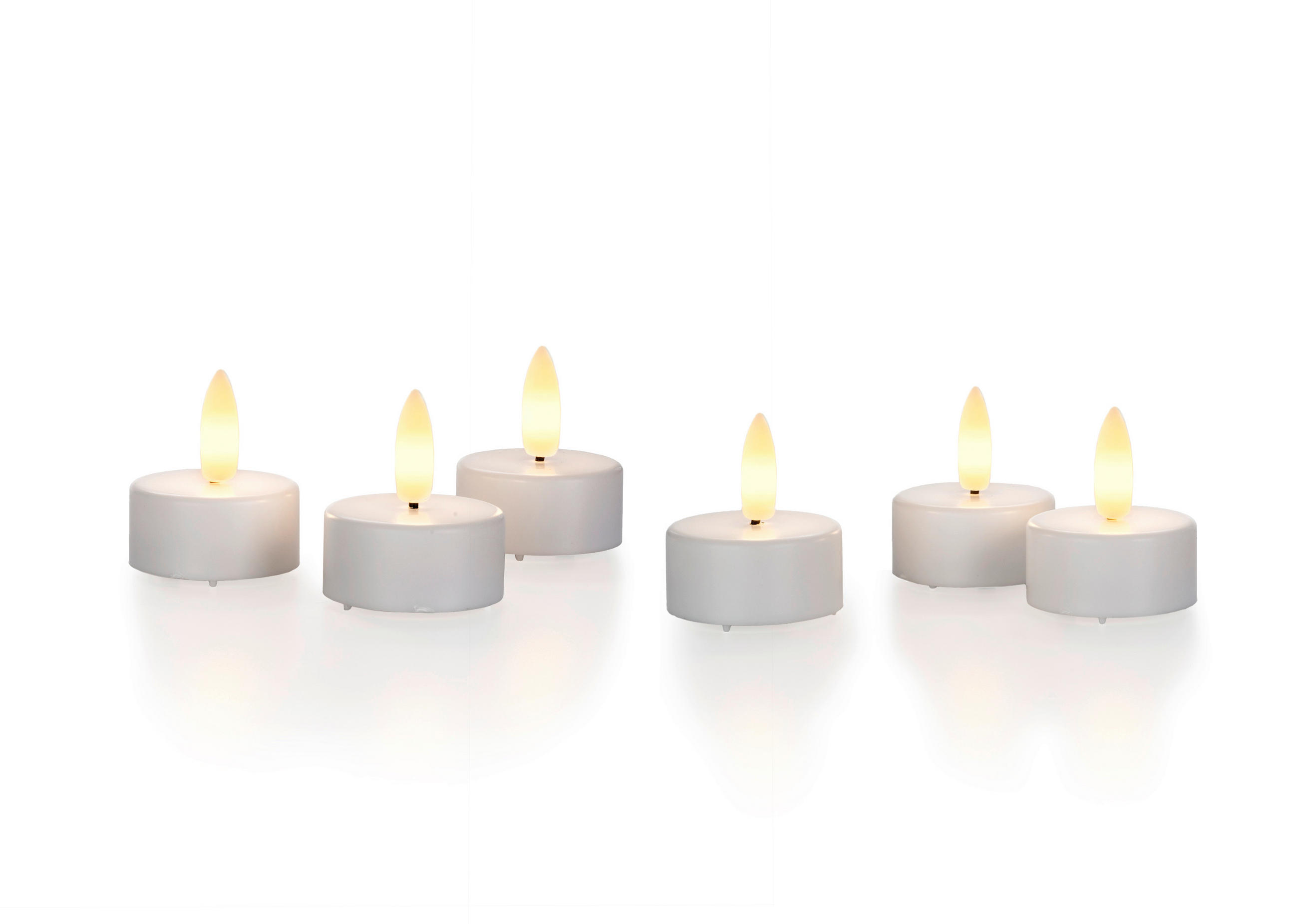 LED-DEKOLEUCHTE - Weiss, Basics, Kunststoff (3,7/3,8cm)