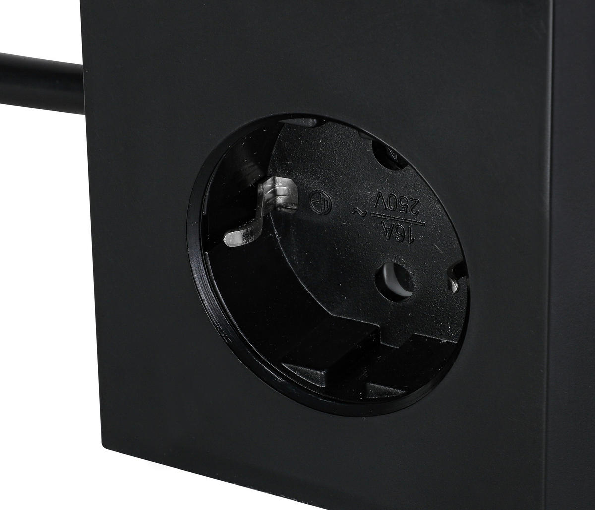 PREDLŽOVACÍ PRÍVOD – KOCKA   - čierna, Basics, plast (7,5/7,5/7,5cm) - Mican