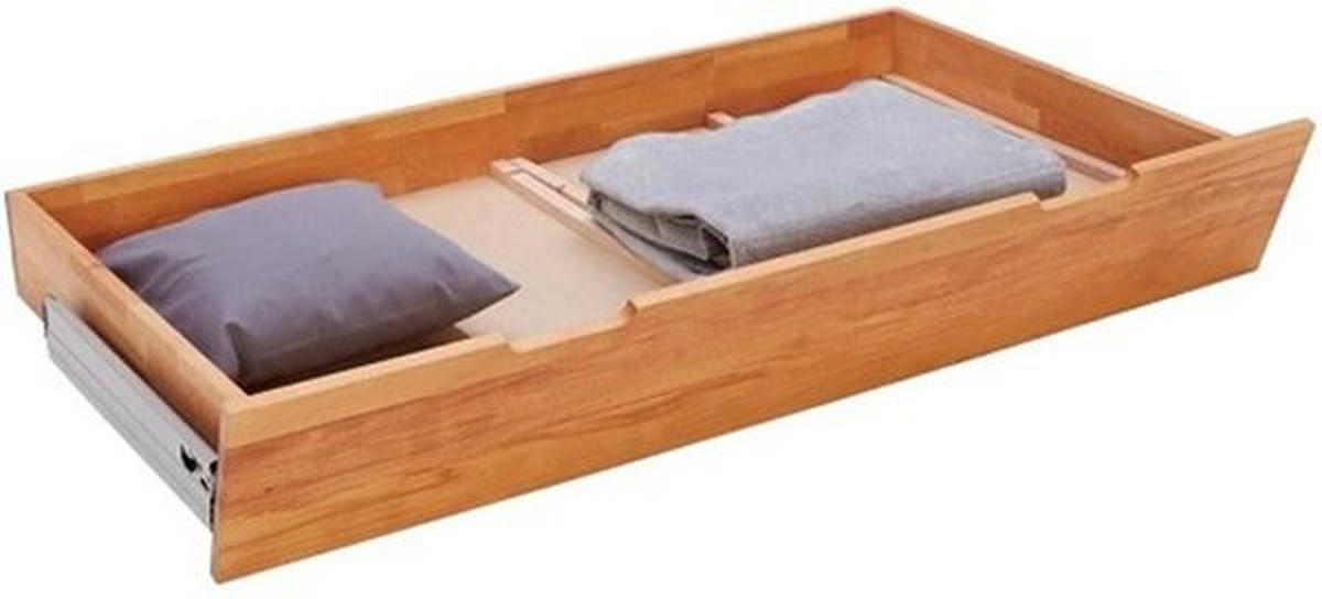 POSTEĽNÁ ZÁSUVKA, 145/23,5/77 cm, buk - farba buka, Lifestyle, drevo (145/23,5/77cm) - Linea Natura