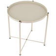 BEISTELLTISCH in Metall 47,5/47,5/53 cm  - Kaschmir, Basics, Metall (47,5/47,5/53cm) - Carryhome