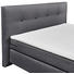 BOXSPRINGBETT in Anthrazit - Anthrazit/Schwarz, Design, Kunststoff/Textil (180/200cm) - Carryhome BOXSPRINGBETT in Anthrazit - Anthrazit/Schwarz, Design, Kunststoff/Textil (180/200cm) - Carryhome