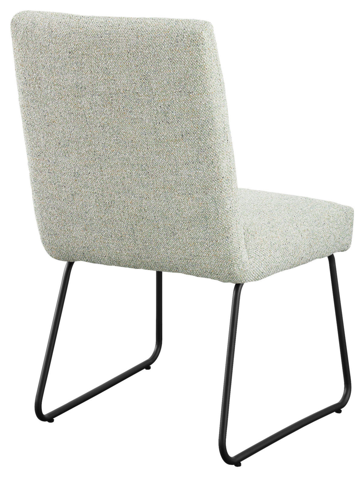 STUHL - Pastellgrün/Schwarz, Design, Textil/Metall (51,5/92,5/65cm) - SetOne by Musterring