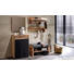 SCHUHSCHRANK 64/98/42,5 cm - Eichefarben/Silberfarben, Design, Glas/Holz (64/98/42,5cm) - Voglauer SCHUHSCHRANK 64/98/42,5 cm - Eichefarben/Silberfarben, Design, Glas/Holz (64/98/42,5cm) - Voglauer