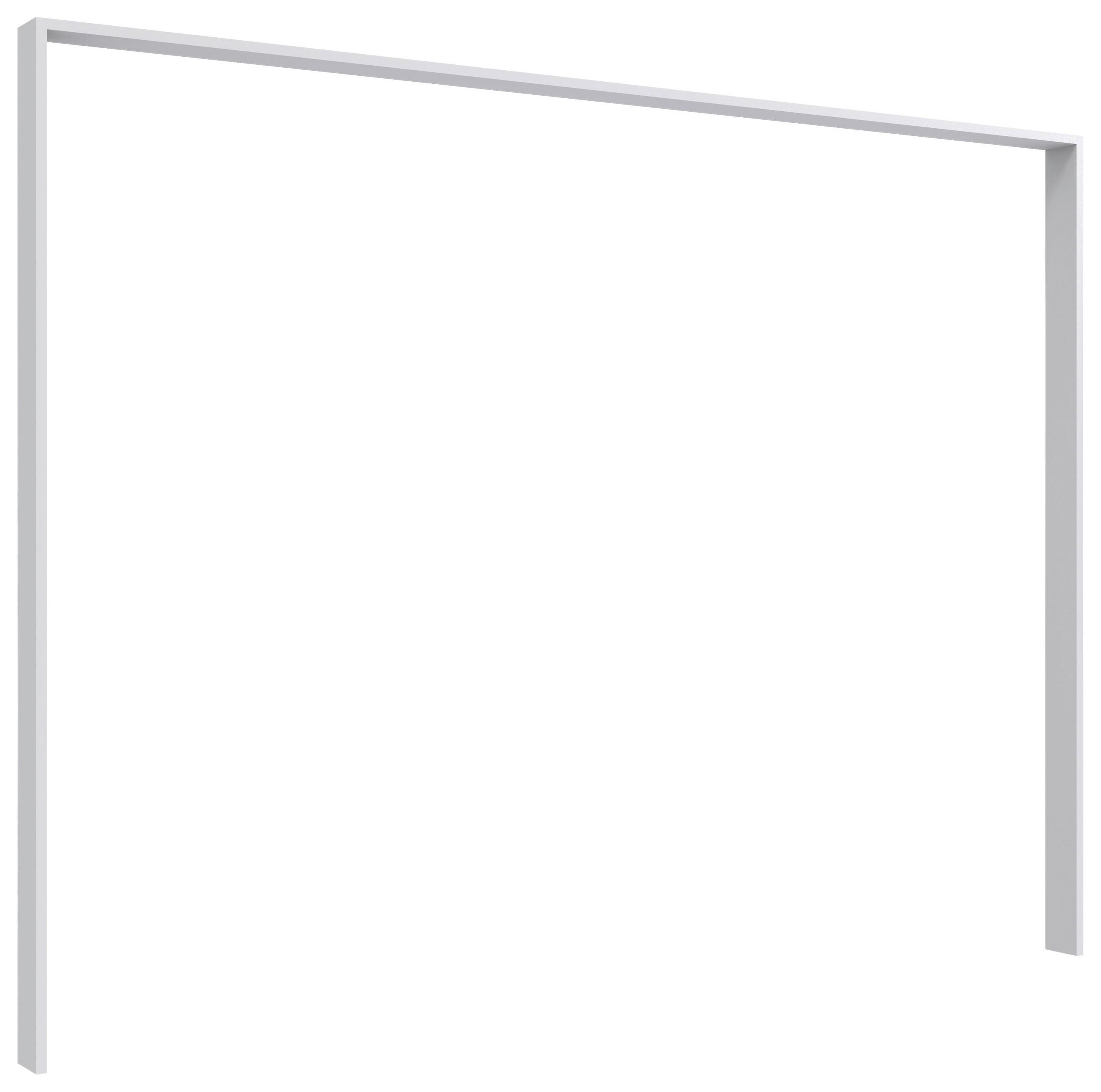 PASSEPARTOUTRAHMEN 228/210/12 cm   - Weiß, KONVENTIONELL, Holzwerkstoff (228/210/12cm) - Modante