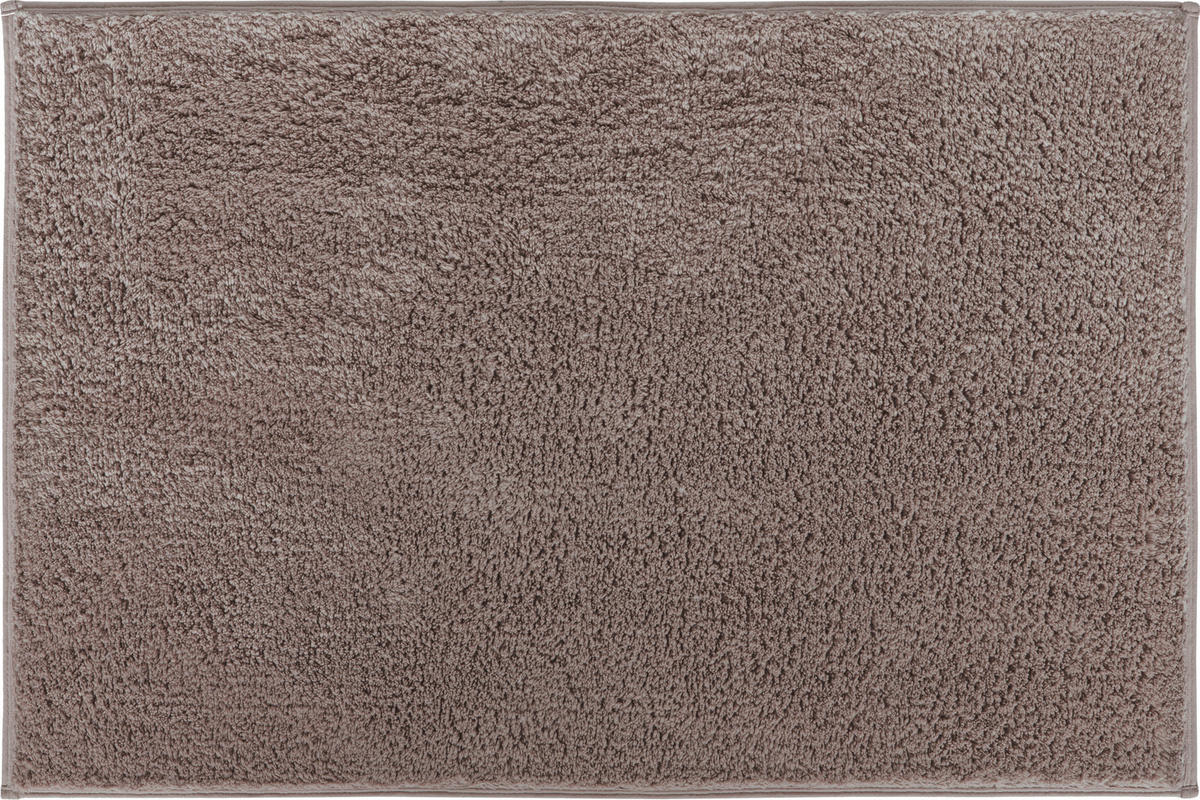 BADTEPPICH Taupe 70/120 cm  - Taupe, Basics, Kunststoff/Textil (70/120cm) - Grund