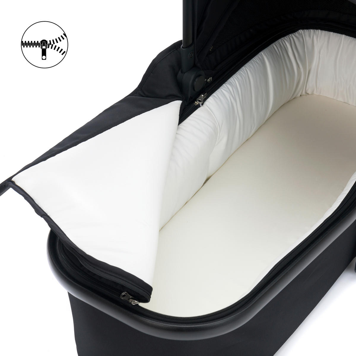 JOGGER Set Jogger Run schwarz  - Salbeigrün/Schwarz, Basics, Textil/Metall (125/57/107cm) - Fillikid