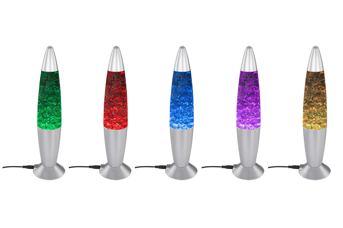 DEKORAČNÉ LED SVIETIDLO - strieborná, Lifestyle, plast (8,5/32,5cm) - Xora