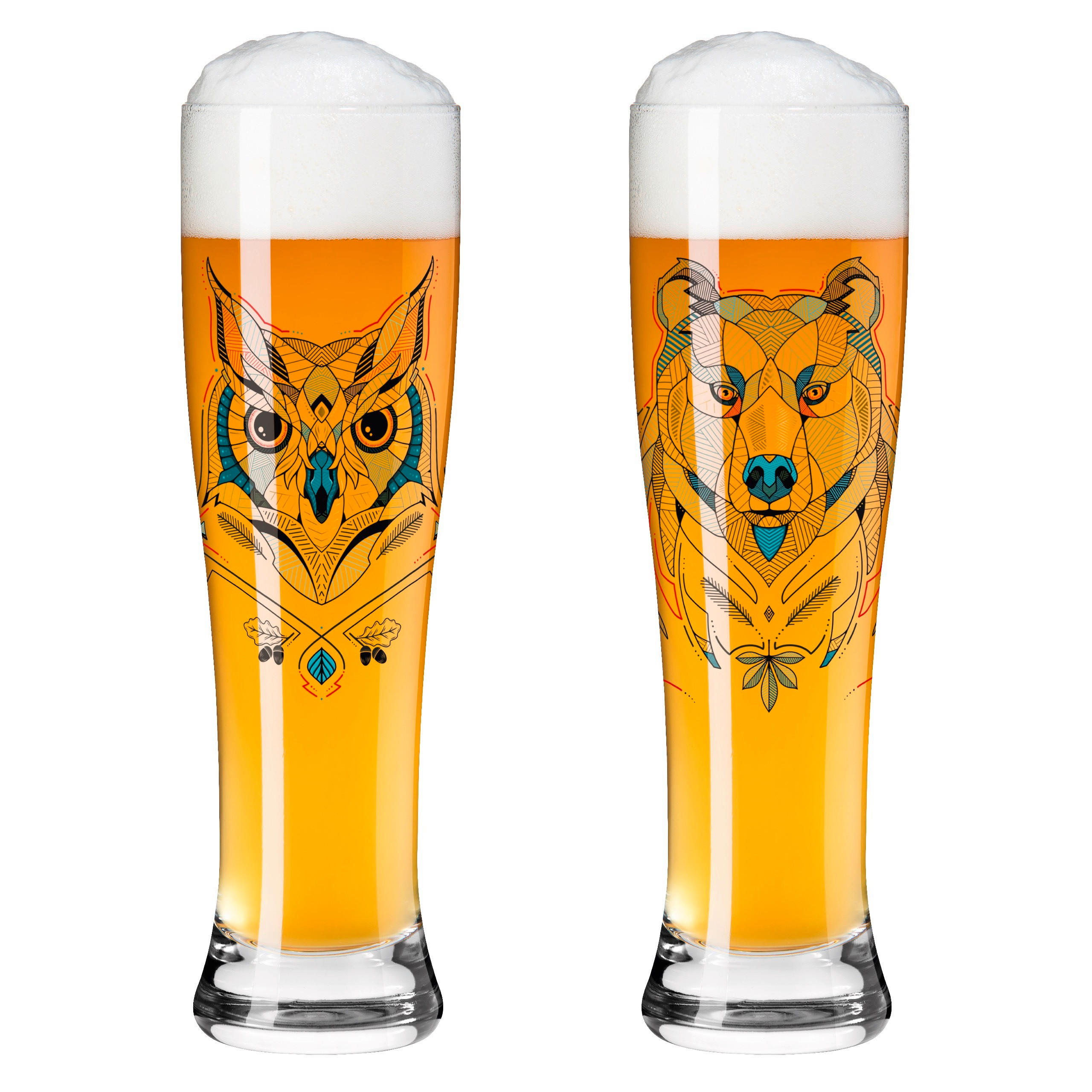 GLÄSERSET Brauchzeit 2-teilig  - Multicolor, Trend, Glas (16,2/26,6/8,1cm) - Ritzenhoff