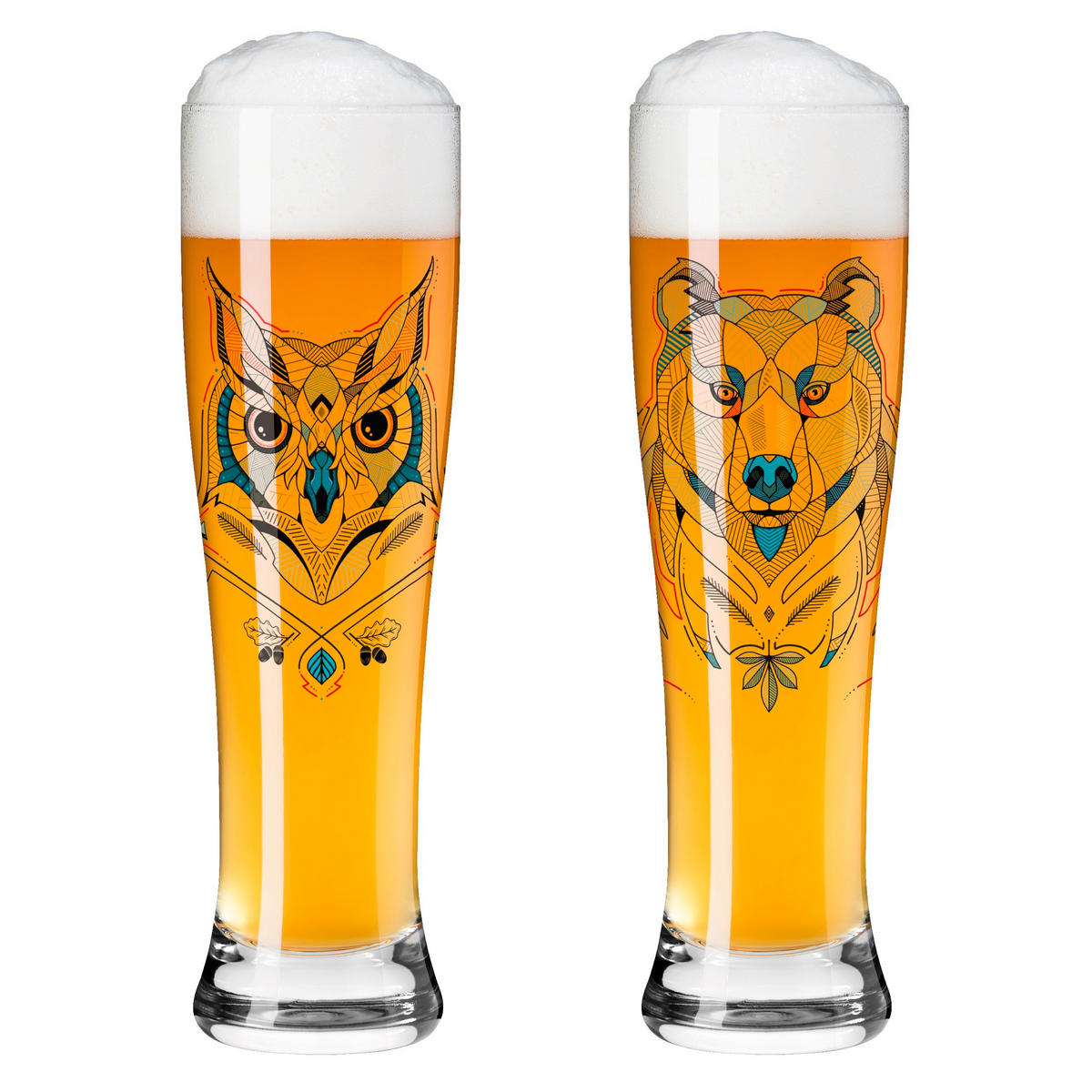 GLÄSERSET Brauchzeit 2-teilig  - Multicolor, Trend, Glas (16,2/26,6/8,1cm) - Ritzenhoff