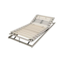 LATTENROST 90/200 cm Kopfteil, Fußteil verstellbar, Buche  - Birkefarben/Grauweiß, Basics, Holz (90/200cm) - Schlaraffia