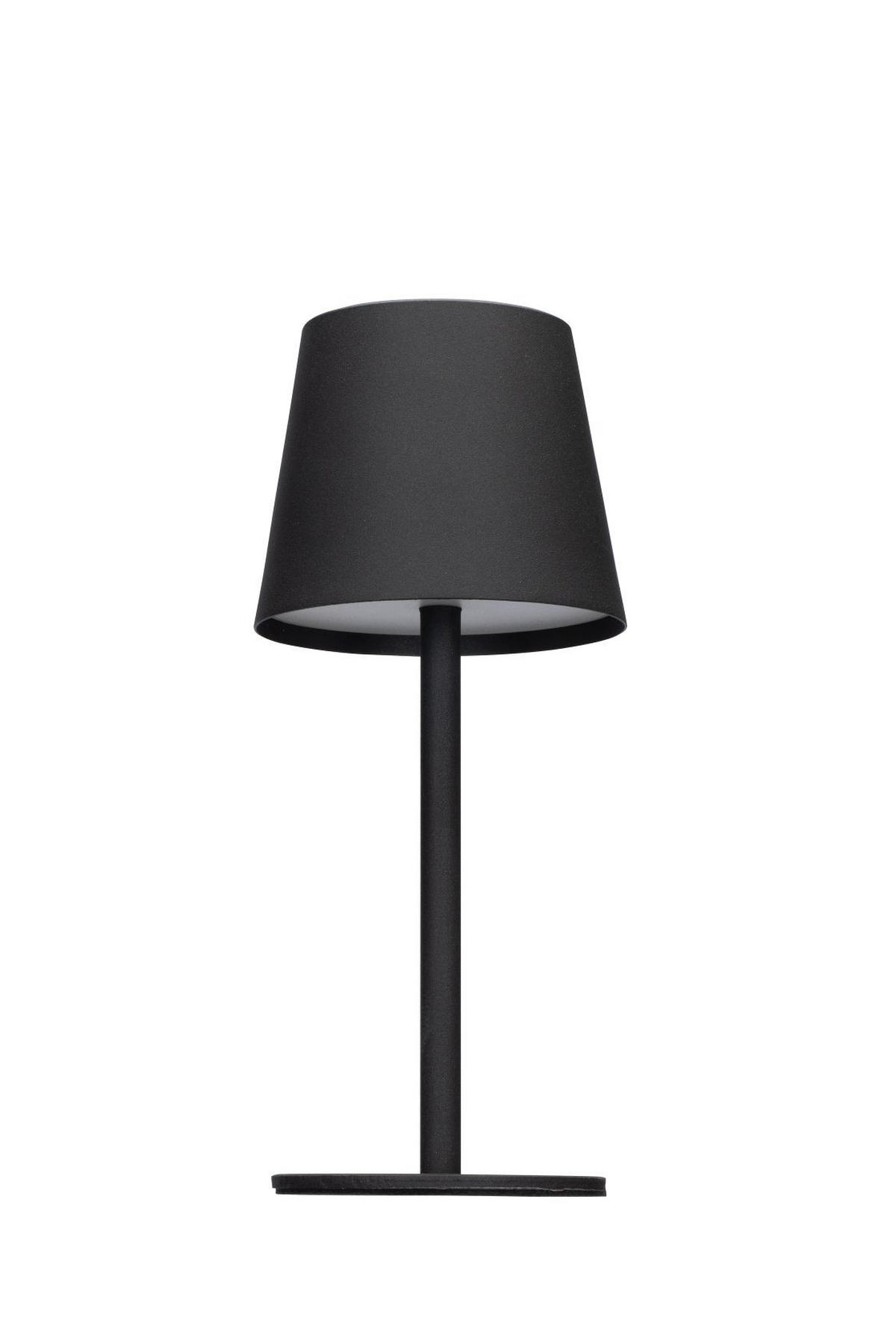 STOLNÍ LAMPA NA BATERIE 8,6/20,3 cm - černá, Basics, kov/plast (8,6/20,3cm) - Novel
