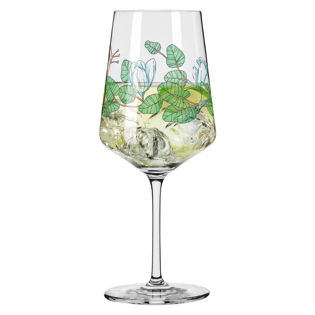 SPRITZERGLAS 544 ml  - Blau/Transparent, Trend, Glas (9,3/22,5cm) - Ritzenhoff