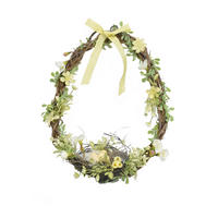 FRÜHLINGSKRANZ  - Hellgelb, LIFESTYLE, Holz/Kunststoff (27/35/8cm)