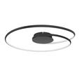LED-DECKENLEUCHTE 67/10 cm - Schwarz, LIFESTYLE, Kunststoff/Metall (67/10cm) - Novel