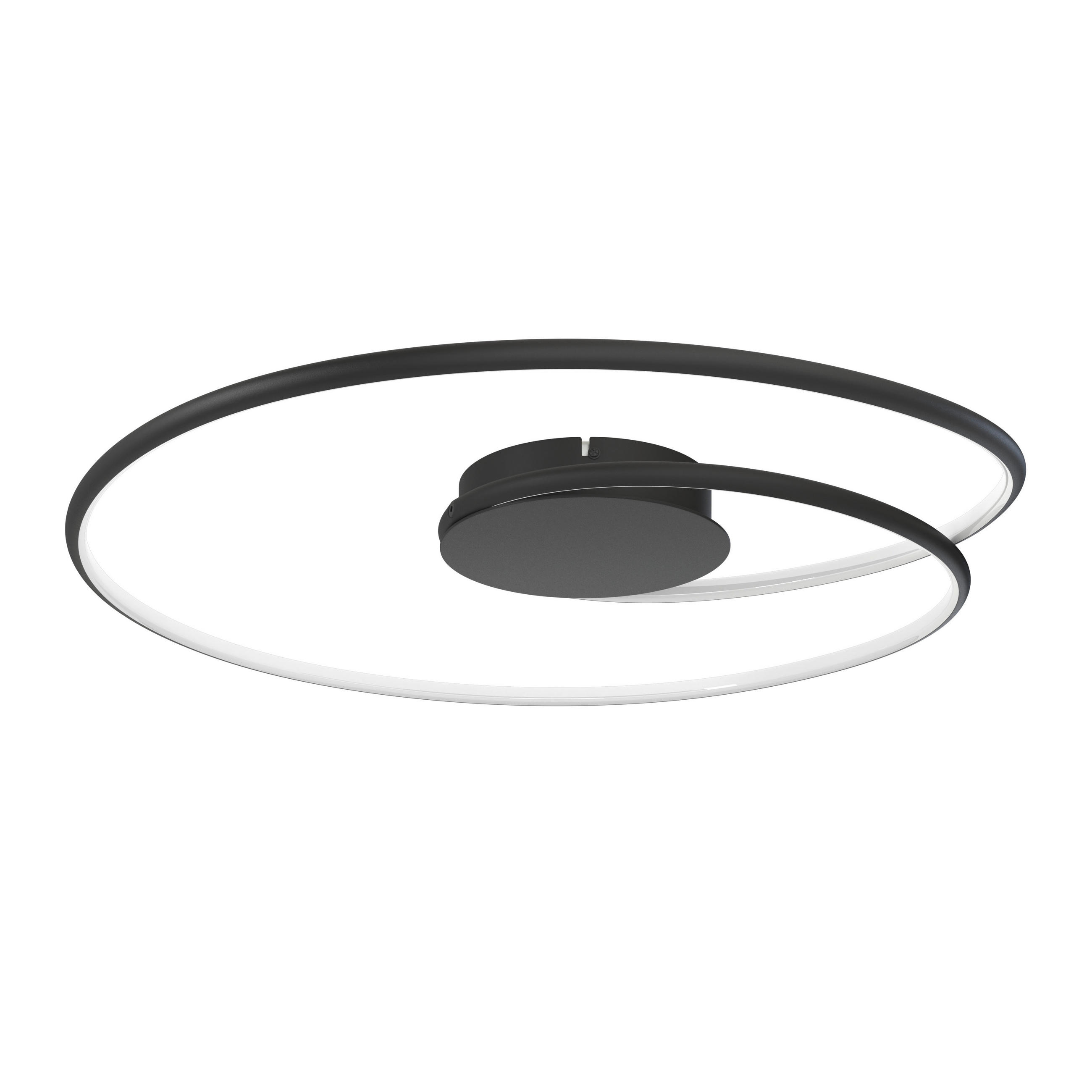 Novel Led-Deckenleuchte Birmingham Schwarz 10 cm