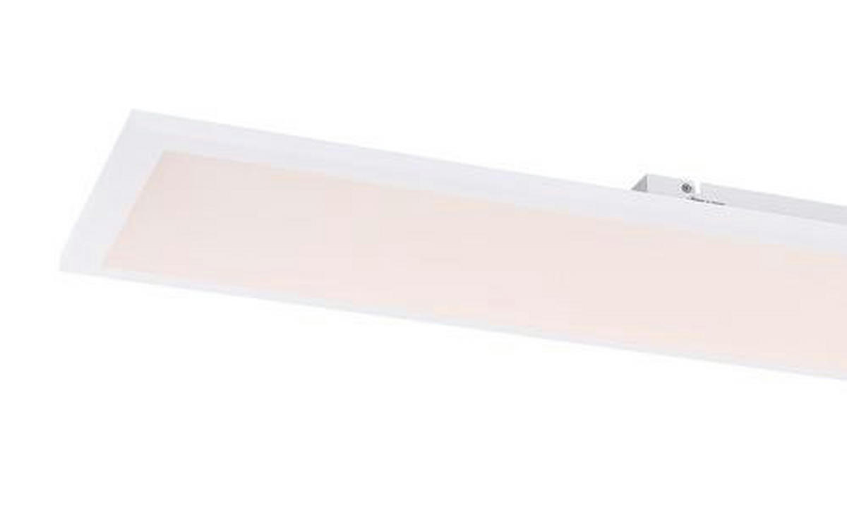 STROPNA LED-SVETILKA  Rosi 40 W//3000 K/230 V/ - bela/opal, Basics, kovina/umetna masa (120/30/5,5cm) - Globo