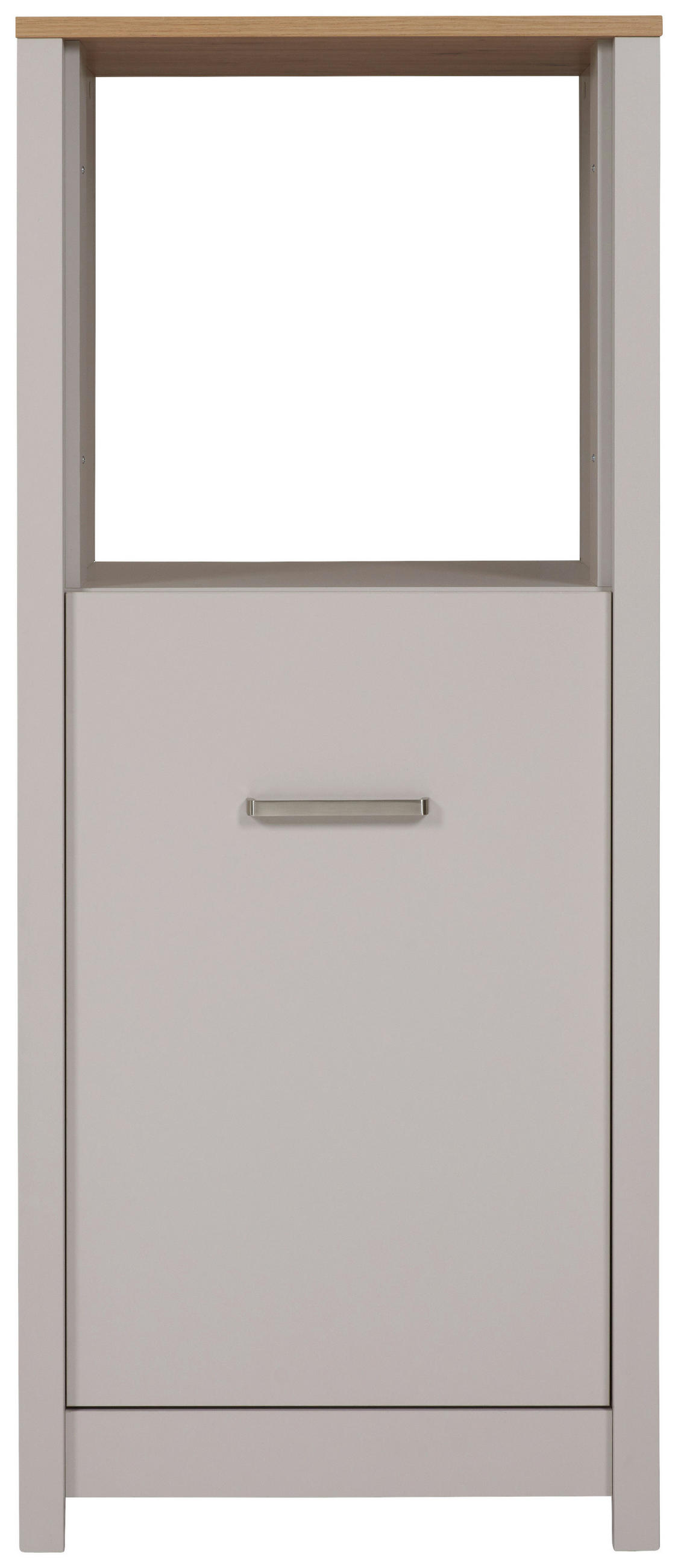 GERÄTEUMBAUSCHRANK 70/167/60 cm  in Kaschmir, Eiche Artisan  - Kaschmir/Silberfarben, ROMANTIK / LANDHAUS, Holzwerkstoff/Metall (70/167/60cm) - home24