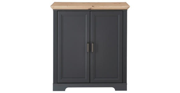 KOMMODE , 93/102/41 cm,  - Schwarz/Graphitfarben, Design, Holzwerkstoff/Metall (93/102/41cm) - Landscape